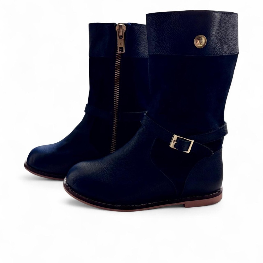 Janie and Jack  Blue boot | size 9